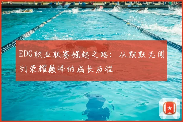 EDG职业联赛崛起之路：从默默无闻到荣耀巅峰的成长历程