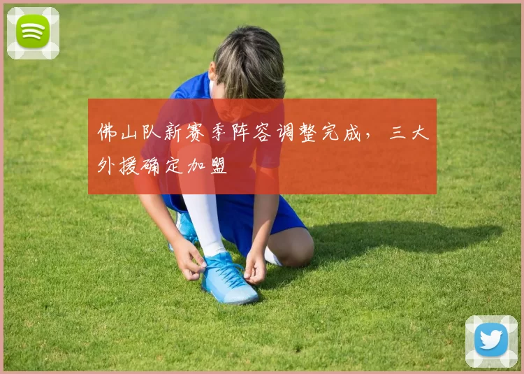 佛山队新赛季阵容调整完成，三大外援确定加盟