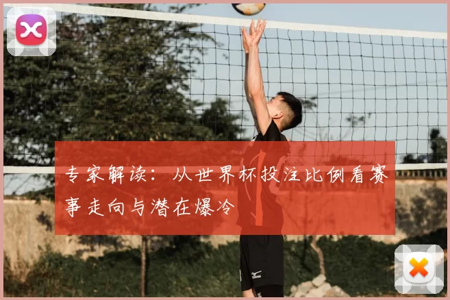 专家解读:从世界杯投注比例看赛事走向与潜在爆冷